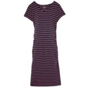 NWT Women Ingrid+Isabel Short Sleeve T-Shirt Stripe  Maternity Dress  Size L